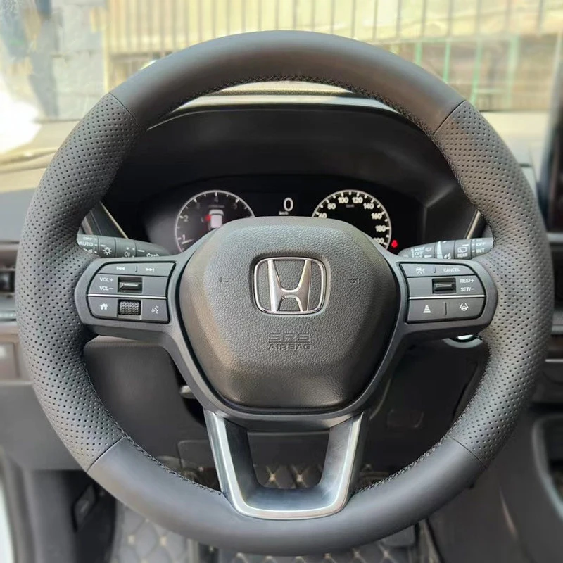 For Honda Civic 11 Accord 11 CRV CR-V HRV HR-V ZRV 2023-2026 Breeze 2025 Pilot 2023 Car Steering Wheel Cover Customized Leather
