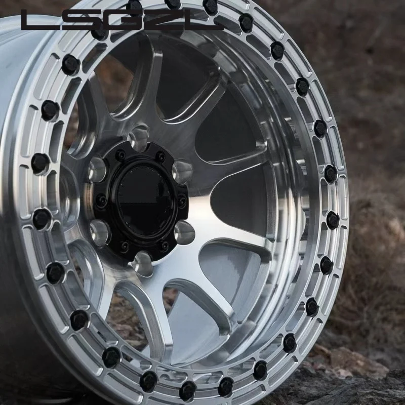 

Hot-selling for Off Road 4x4 Car Rims 18 Inch Offset 6x139.7 6x132 6 Holes Matte Black Bronze Red Forged Wheel For Pickup Suv