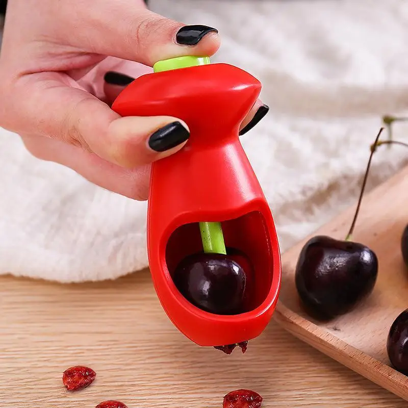 ★Cherry Pitter Food Grade Plastic Fast Pit Removal for Professional Home Baking Jam Making Fruit Prep with Excellent