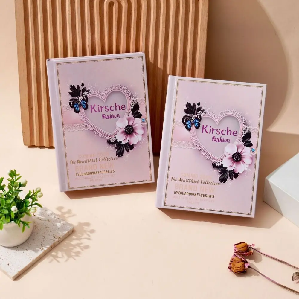 Nowa Matowa Paleta do Makijażu w Kształcie Książki Cienie do Powiek Długotrwały Zestaw do Makijażu w Kształcie Książki Rozświetlacz Wielofunkcyjne Kosmetyki do Twarzy i Oczu