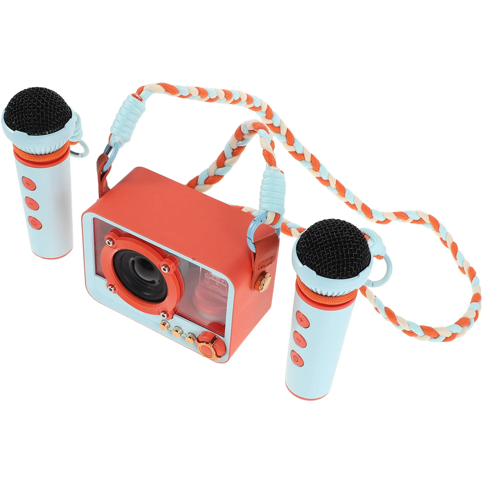 

1 комплект: мини-караоке-система с беспроводным микрофоном, встроенным высококачественным звуком, портативная, для дома и вечеринок на открытом воздухе