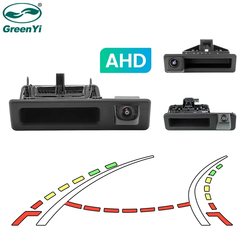 Dynamic Trajectory Trunk Handle Car Rear View Camera For BMW X1/3/5 E39 E53 E82 E88 E84 E90/91/92/93 E60 E61 E70 F10 F30 F11 F25