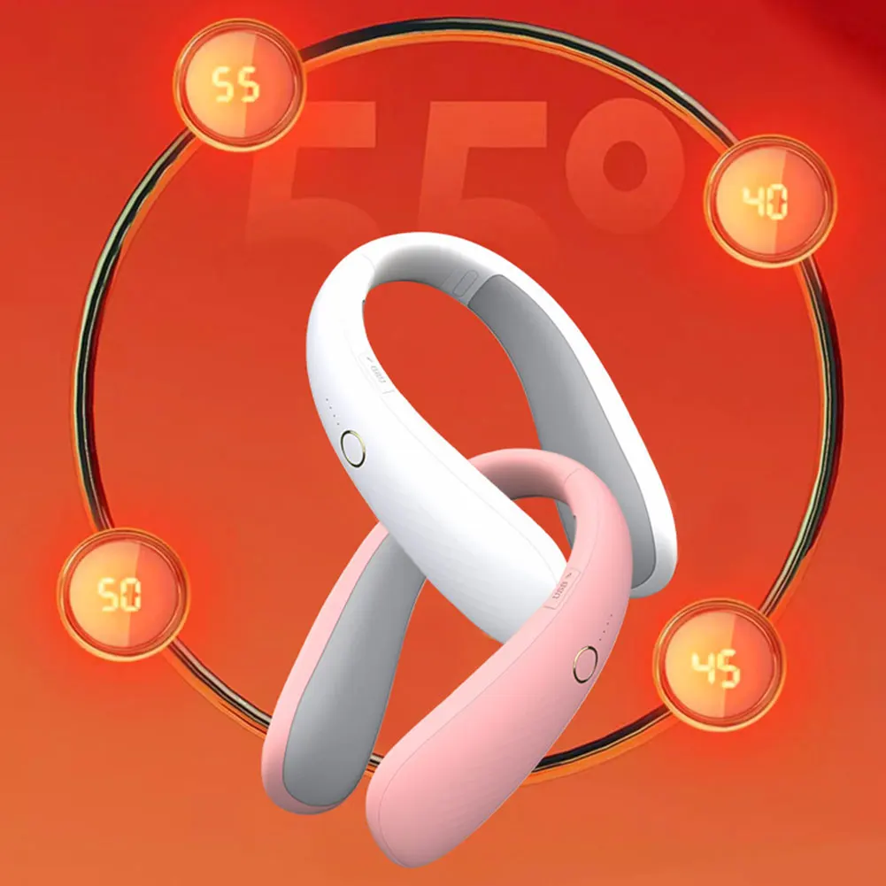 

Носимый шейный обогреватель с 4-мя настройками нагрева Беспроводная конструкция Безопасное автоматическое выключение для использования в помещении и на открытом воздухе