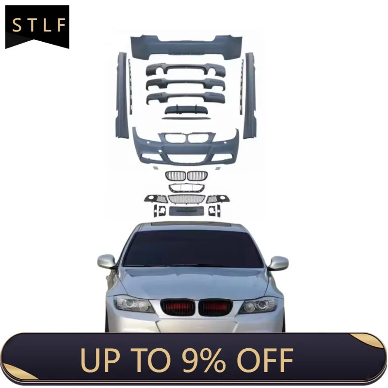 

Zuimi Высококачественный автомобильный бампер E90 для 3 серии Surround E90 Модифицированный M-Tech Большой объемный полипропиленовый передний и задний бампер Боковая юбка в сборе