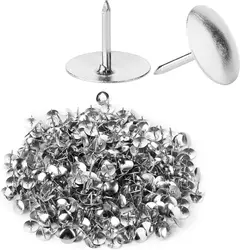 300 Pcs Silver Thumbtacks Tone Corkboard Photo Push Pins Wholesale
