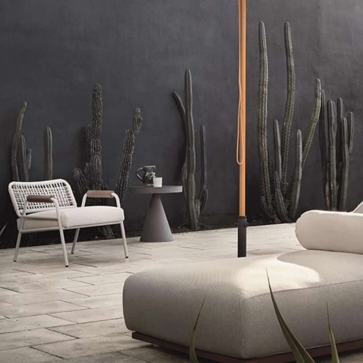 Открытый шезлонг, двор, вилла, шезлонг для бассейна