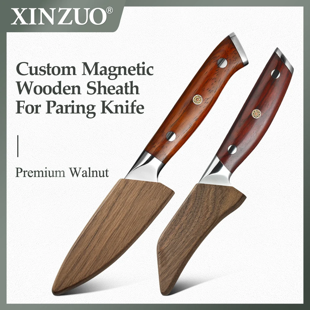 XINZUO Wooden Sheath Premium Walnut High Quality Wooden Sheath Suitable For XINZUO Paring Knife