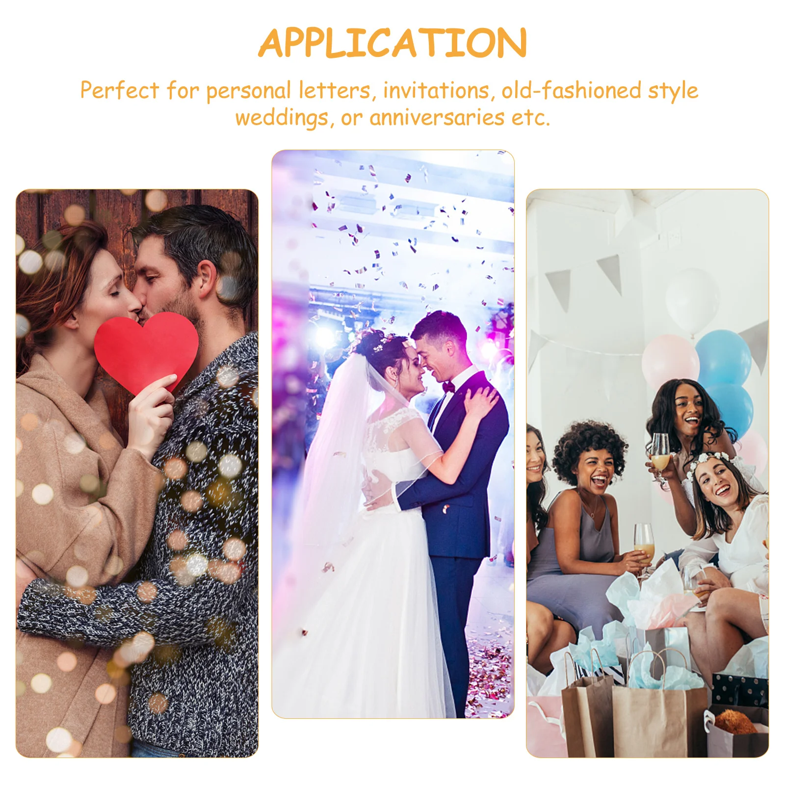 5 مجموعات من الورق العتيق والمغلف مجموعة ورق حروف كرافت لدعوات الطباعة اليدوية وأدوات الكتابة الرجعية #6