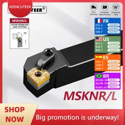 MSKNR2020 MSKNR2525 MSKNR3232 Externe Draaigereedschap Msknr Msknl Draaibank Bar Draaien Houder Cnc Snijgereedschap Cutter Bar