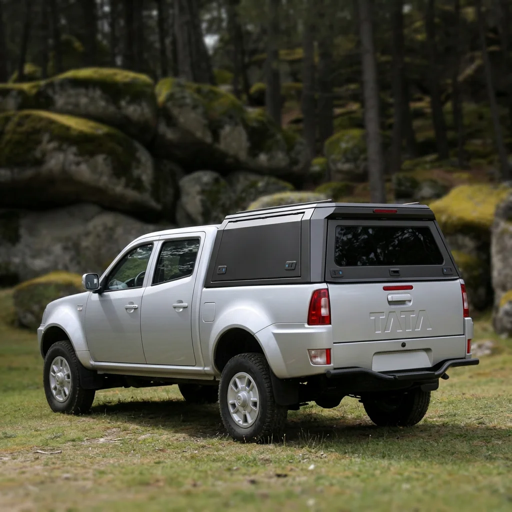 

Кунг для пикапа Dream Garage с быстрой доставкой, прочный, для охотничьих и грузовых нужд, подходит для TATA XENON, с креплением на рейлинги на крыше автомобиля