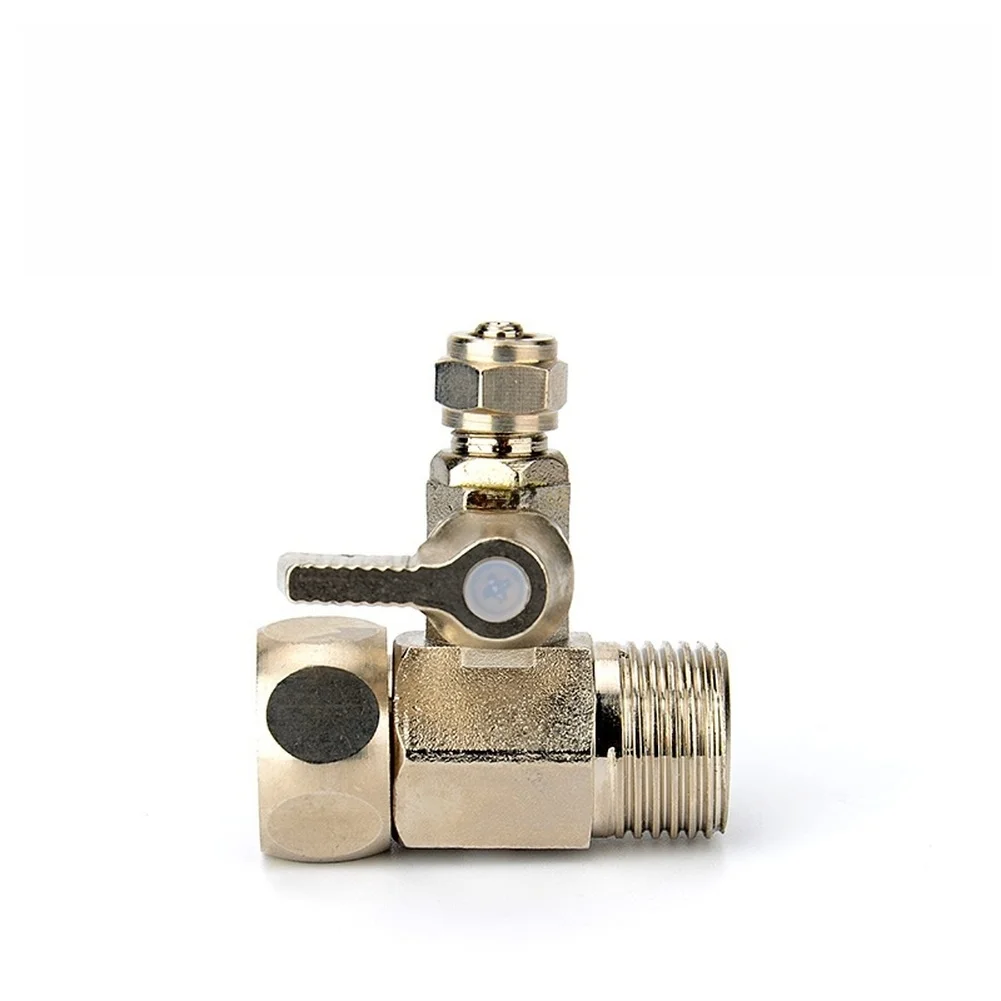 

For RO Water Purifier Metal Ball Valve 4 Way Tee Fitting with Standard Tubing Compatibility and High Pressure Seal Testing