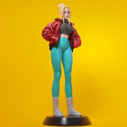 Modern Girl Figure 1:24 Miniature Figure Resin Model Kit Unpainted Plastic Model Kit A773
