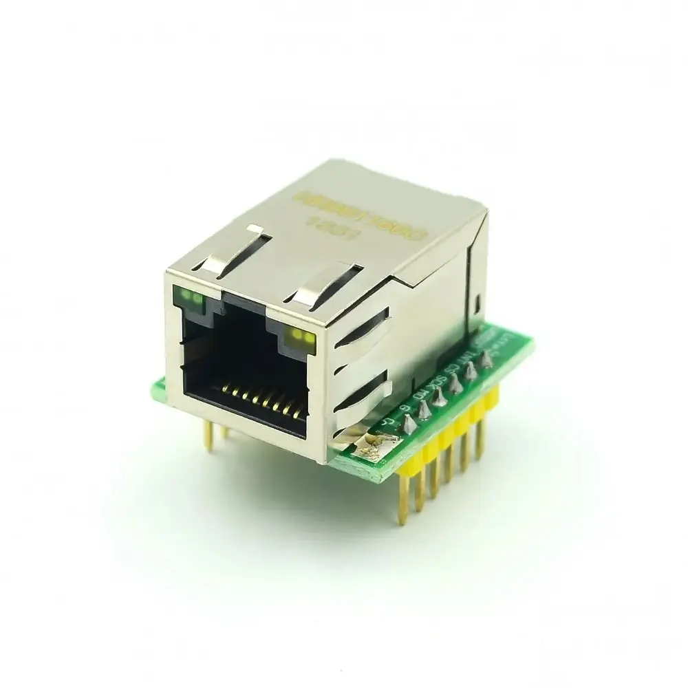 Professional 10/100Mbps W5500 Ethernet Module DIY Multi-functional SPI to LAN Converter 3.3V Network Module Electronics Projects