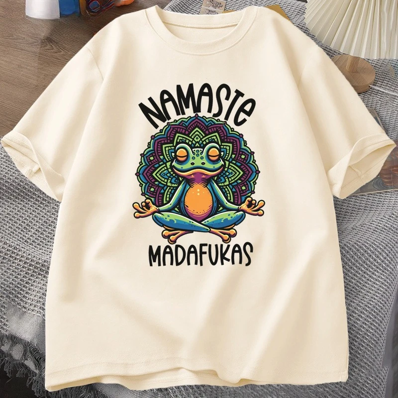 

T-shirt Funny Frog Self-care À Manches Courtes En Coton 100 % Imprimé T-shirt Vêtements Pour Hommes Vêtements Pour Femmes