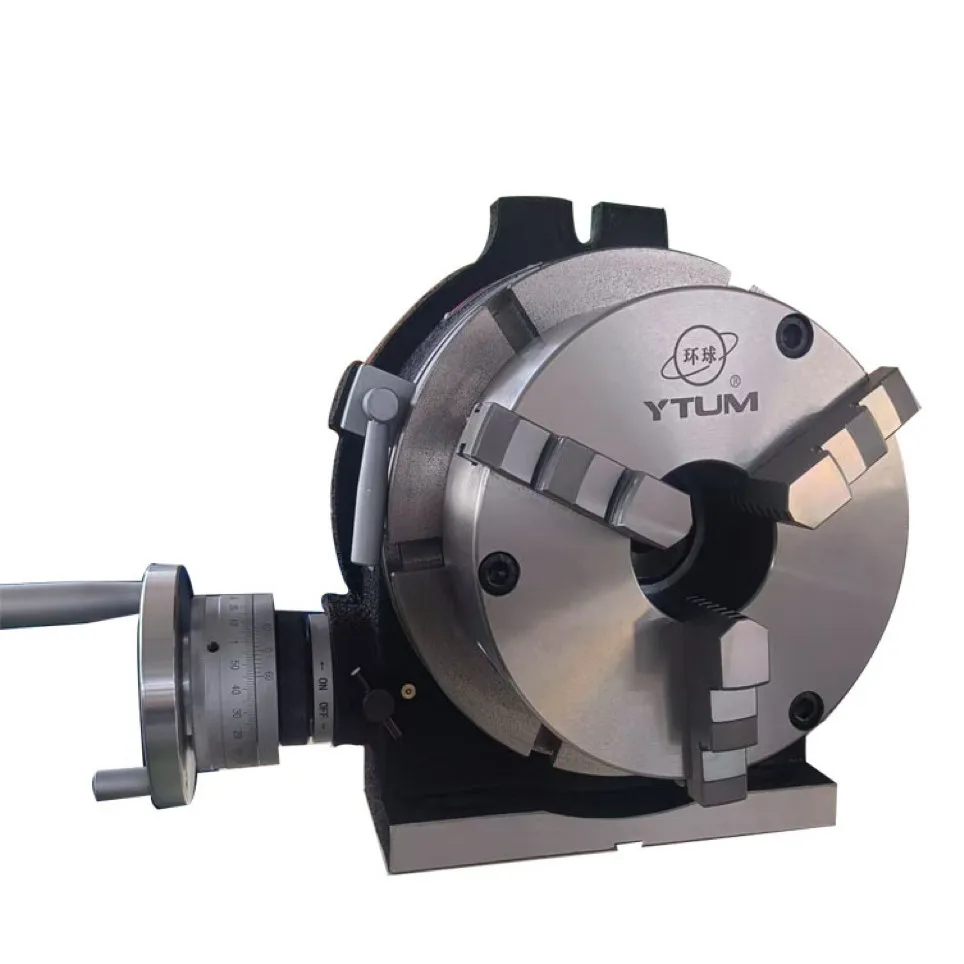 Universal Dividing Head Milling Machine Rotary Table Horizontal Vertical Manual Indexing 40:1