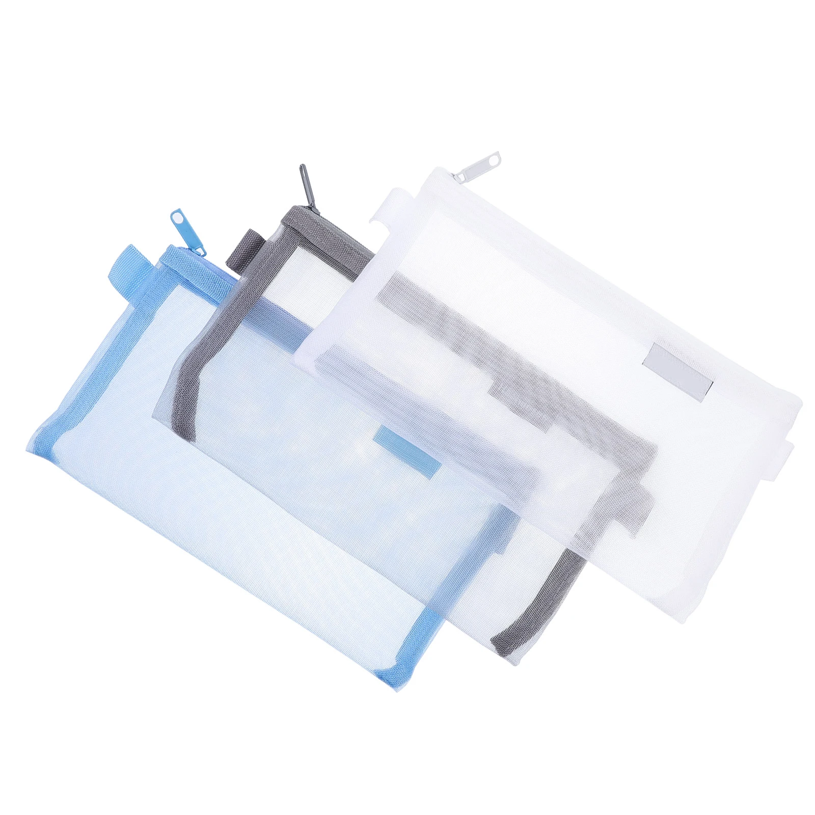 Stationery Storage Pouch Bag Pencil Case Organizer Ticket Pockets Office Bags Student