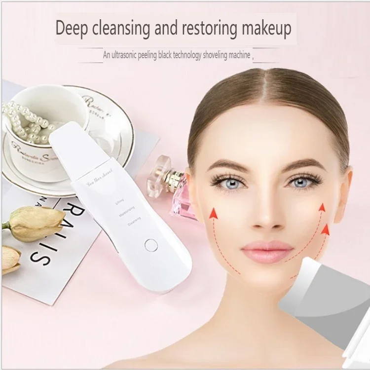 อุปกรณ์ความงามบนใบหน้าไฟฟ้า, ประเภทสเปรย์, ขัดผิวอัลตราโซนิก, นวดสั่นสะเทือน, ยกกระชับ, ESM, การดูแลผิวหน้า USB ML-077