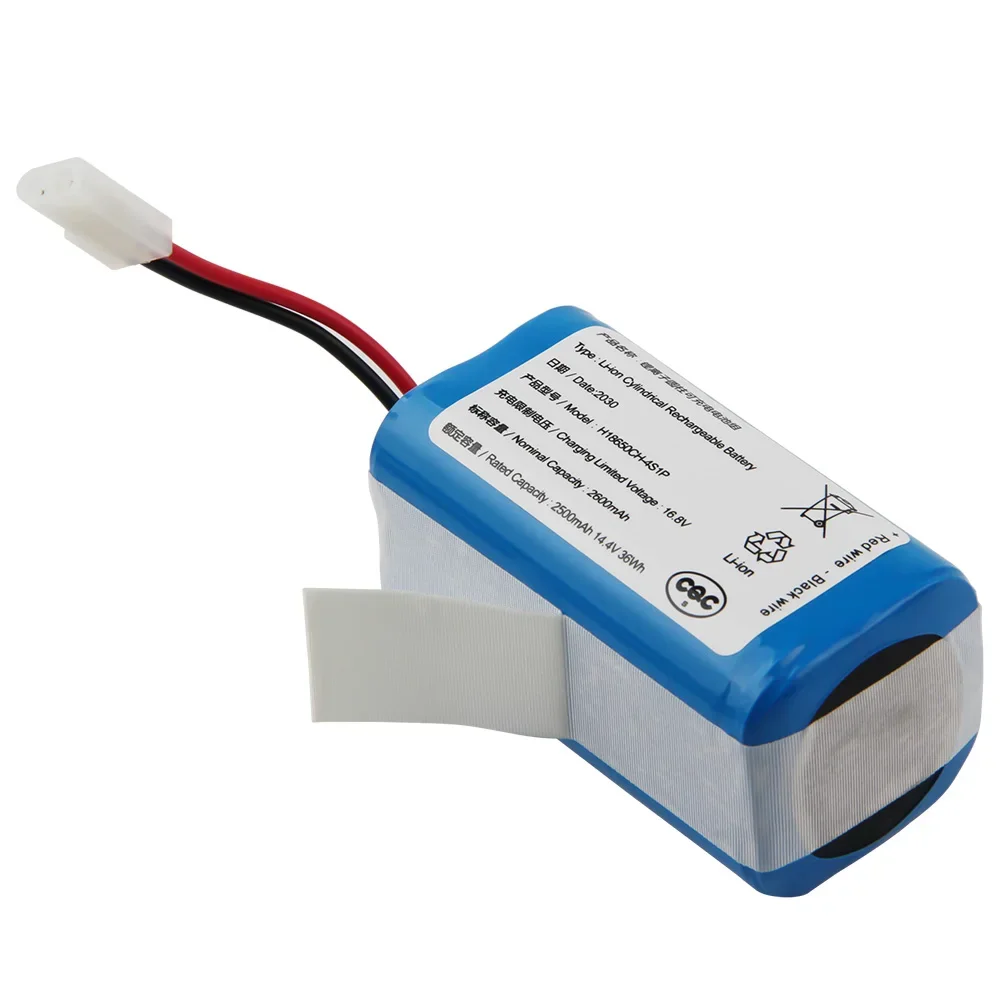 Vacuum Cleaner Battery H18650CH-4S1P For Xiaomi Mijia Mi Sweeping Mopping Robot G1 High Quality Batteries 2600mAh With Tool