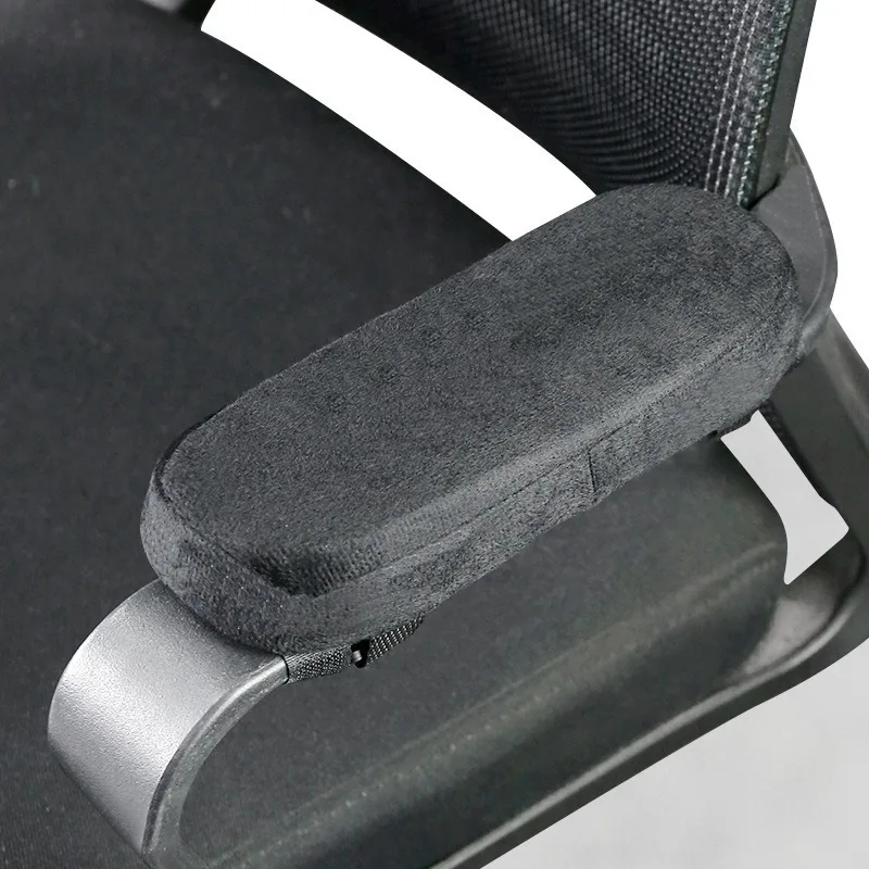 Memory Foam Armrest Pads for Office Chair Elbow Support Cushion for Arm Pressure Relief, Universal Fit Covers for Desk Chairs
