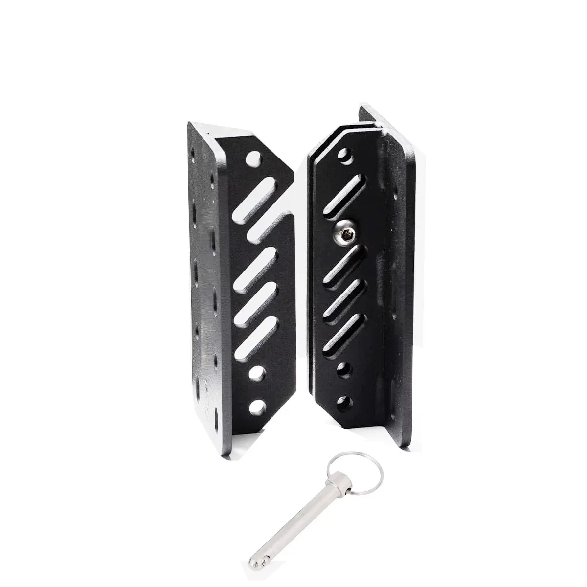 Quick Release Awning Brackets, Heavy Duty Rooftop Tent Connector & Detachable Mounts for Camping Awning