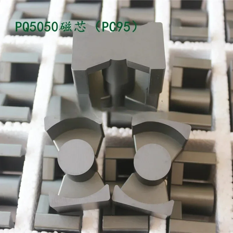 PQ5050 PC95 With Vertical 6 6 Skeleton Ferrite PQ50 High Frequency Core