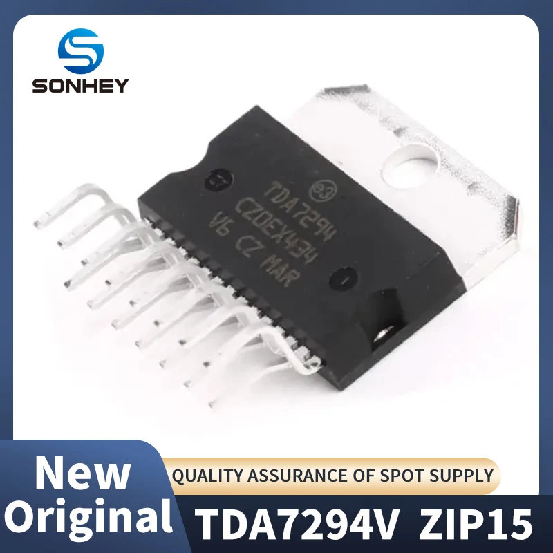 (10Pcs/Lot) 100% New Imported Original TDA7294V TDA7294 ZIP-15 Linear Audio Aamplifier Chip