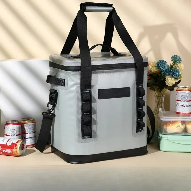 Für Thermo Tasche Für Lebensmittel Camping Box Lagerung Isolierte Eis Beutel Kühlbox Luxus Designs Mit Schulter Gurt Rucksack Kü