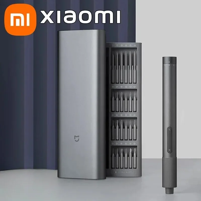 

Набор прецизионных электрических отверток Xiaomi Mijia, ремонтные инструменты, магнитные стальные биты, перезаряжаемый 2-х ступенчатый крутящий момент 400 + винт