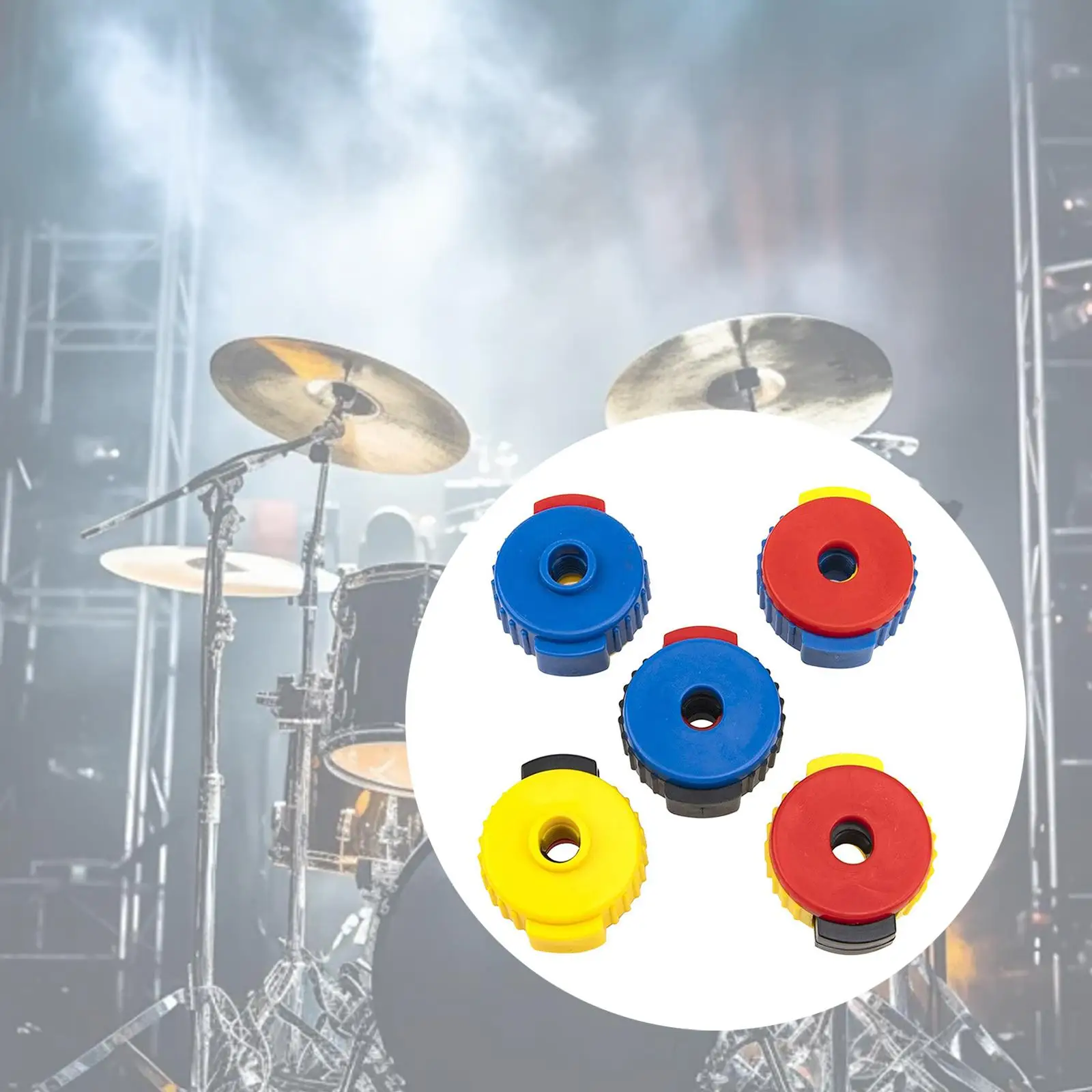 Cymbal Quick Release Nut Random Colour ABS Clamp for Drum Accessories and Jazz Drum Kit