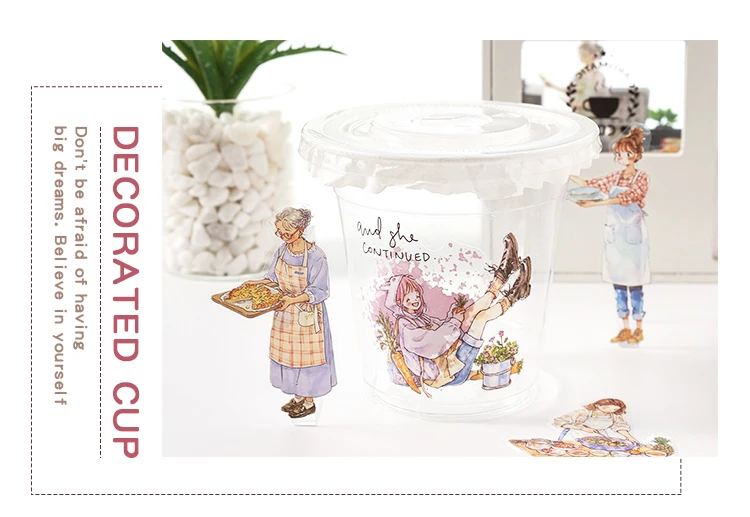 1–6 Stück Aufkleber aus der Leisure Life-Serie, Scrapbooking-Dekorationsmaterial, perfekt für Collage, Journaling, Basteln, DIY-Zubehör – Detail 9