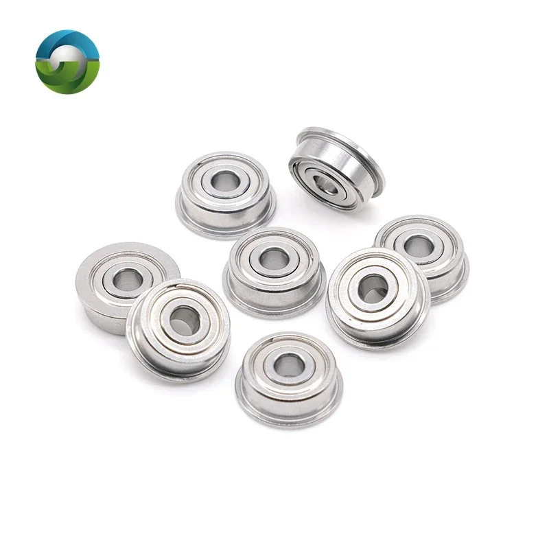 10PCS F608ZZ Flange Bearing 8x22x7 mm ABEC-7 Flanged F608 Z ZZ Ball Bearings