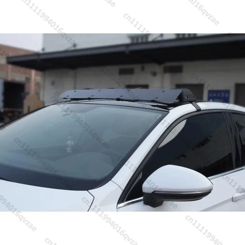 Roof spoiler, roof deflector, silent, universal, noise canceling panel