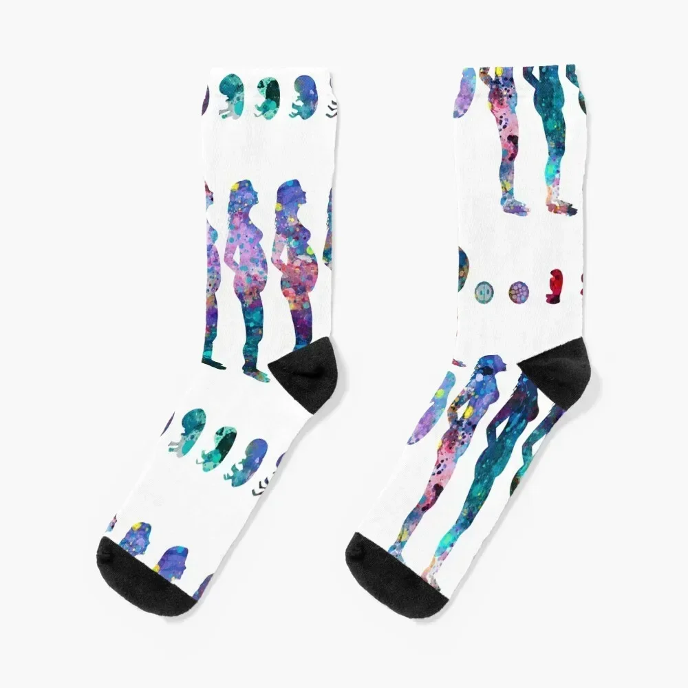 Pregnancy Stages Socks japanese fashion men cotton high quality Socks Men's Women's