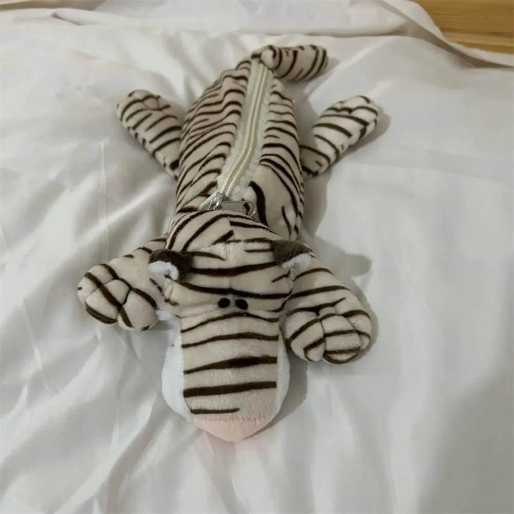 

Креативная плюшевая сумка для ручек с мультяшными животными, школьные канцелярские принадлежности, сумка для канцелярских принадлежностей, мягкие игрушки, большой вместительный пенал