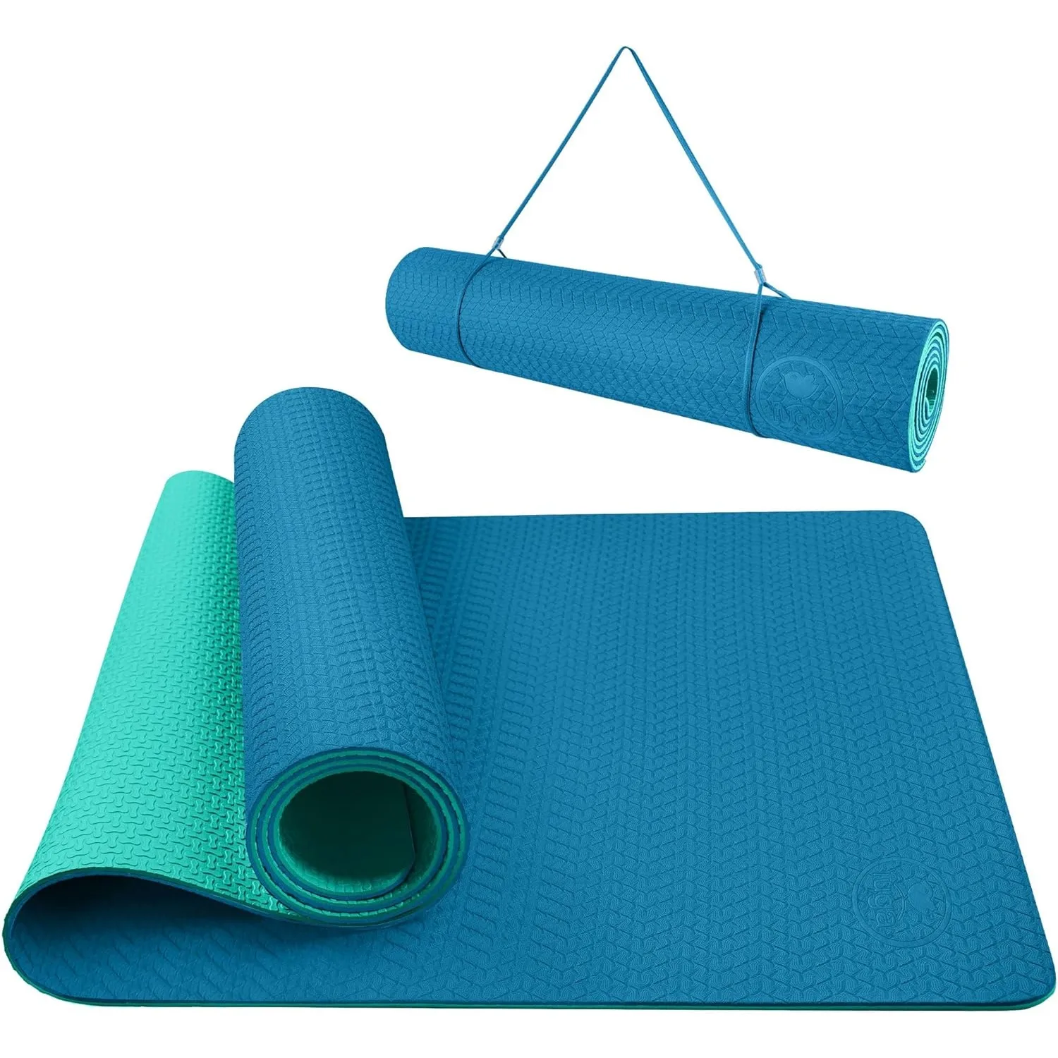 

IUGA Yoga Mat Non Slip Anti-tear Yoga Mats Eco Friendly Hot Yoga Mat Thick Workout & Exercise Mat for Pilates and Fitness