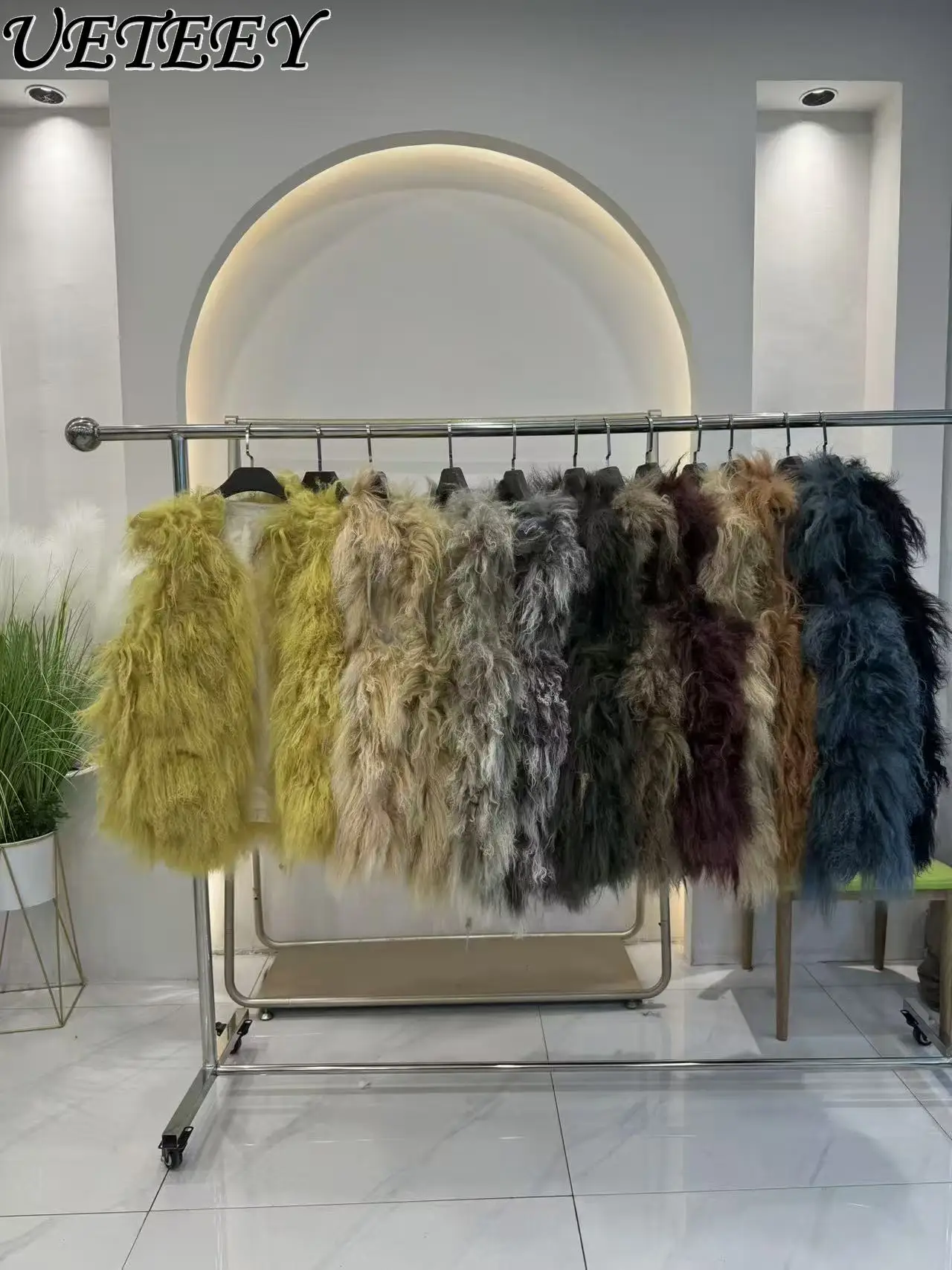 Veste sans manches en fausse fourrure, nouvelle Niche couleur bonbon, offre spéciale, mode polyvalente, rajeunissante, couleur unie, automne hiver