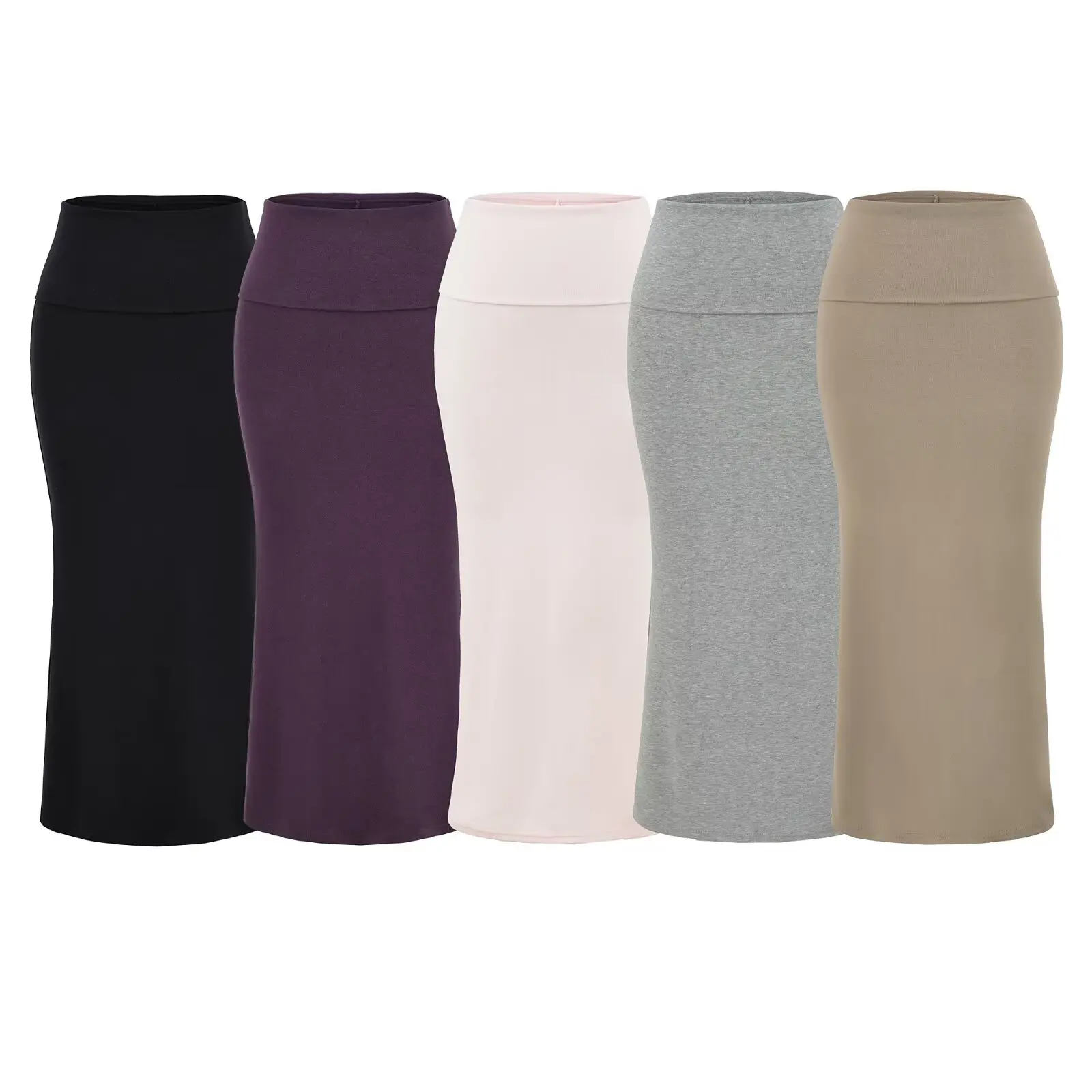 Sexy Spicy Half-length Skirt High-waisted Flared Casual Body-shaping Slit Pure Desirable Trendy Tight-fitting Women's Skirt