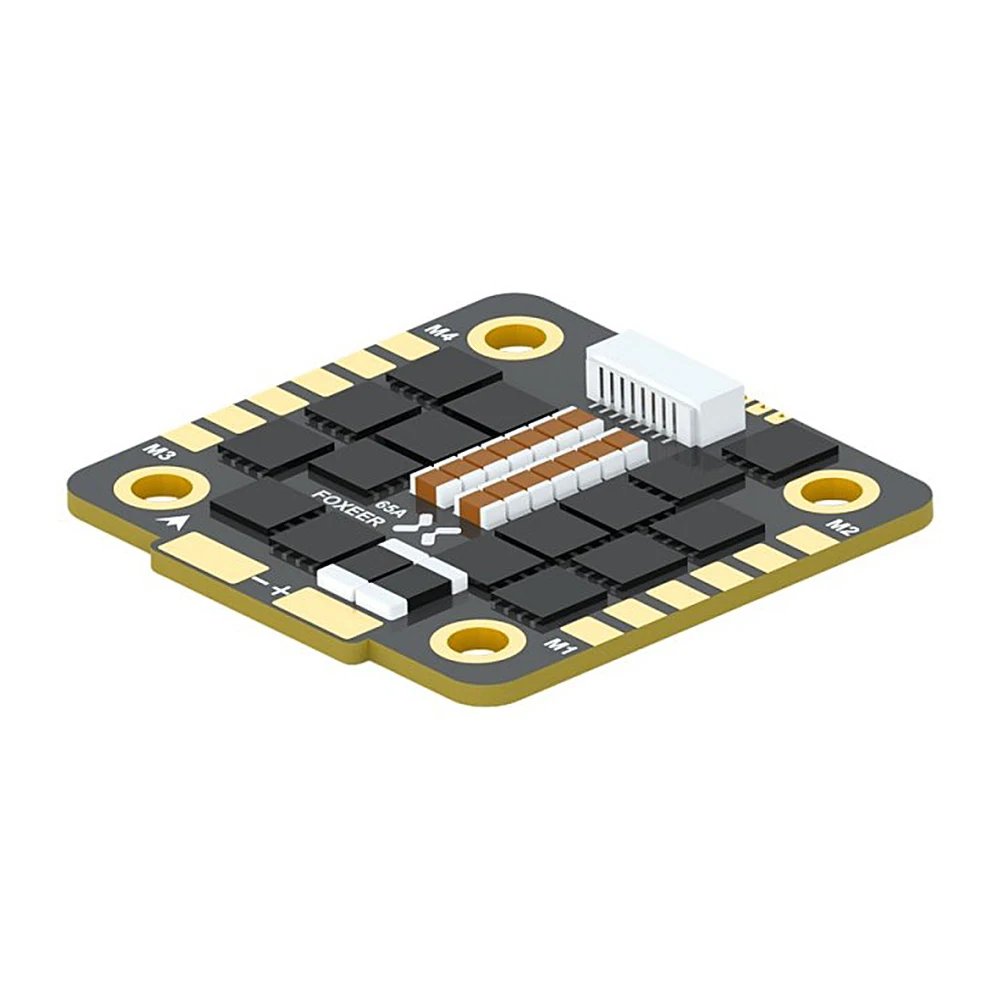 FOXEER Reaper F4 128K 65A ESC BLHeli32 4in1 3-8S Lipo Input Signal DShot 150/ 300/ 600/ 1200/ MultiShot/OneShot for RC FPV Drone thumbnail 5
