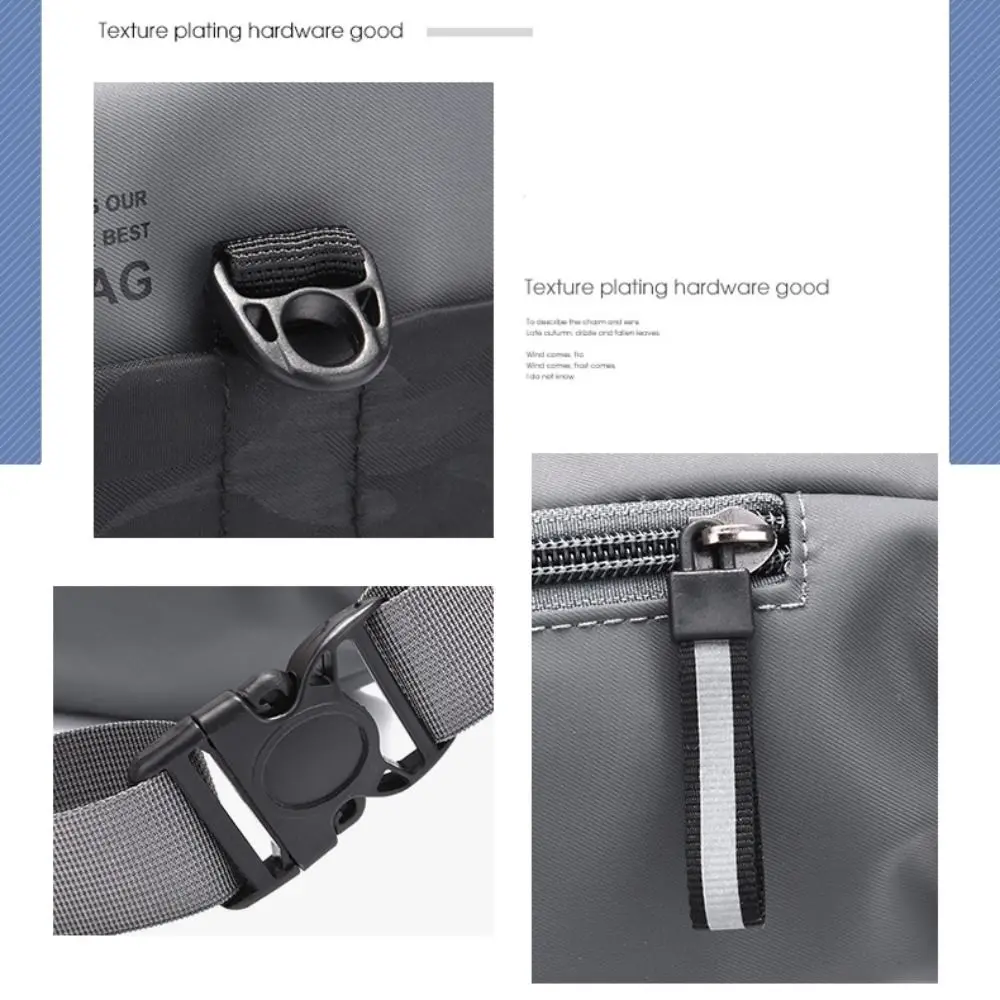 عادية أكسفورد الرجال الخصر حقيبة سعة كبيرة مكافحة سرقة الرياضة حقيبة الهاتف الأعمال أمين الصندوق المحفظة مقاوم للماء ركوب الدراجات حقيبة صدر للرجال