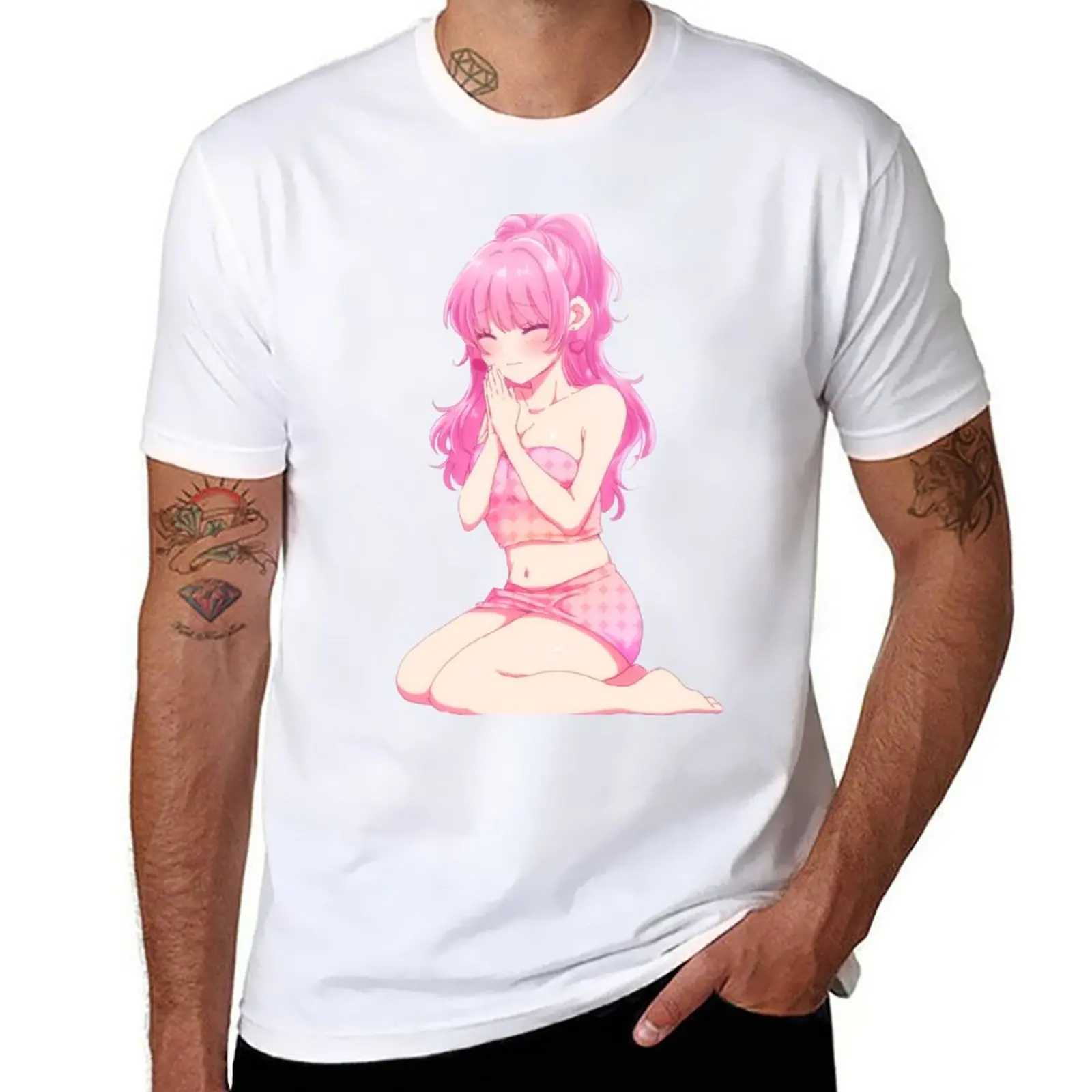 New Fuufu Ijou Koibito Miman - Akari Watanabe T-Shirt oversized t shirt cute tops mens clothing