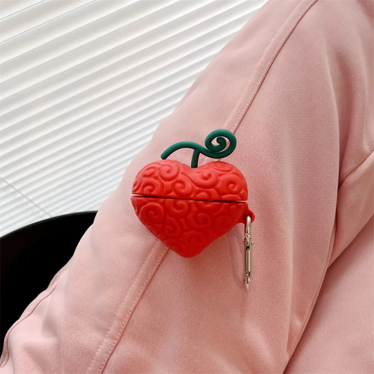 For Samsung Galaxy Buds FE/Buds 2 pro/Buds Live/Buds pro/Buds 2,Cute Cartoon kawaii Devil fruit Design Silicone Earphone Case