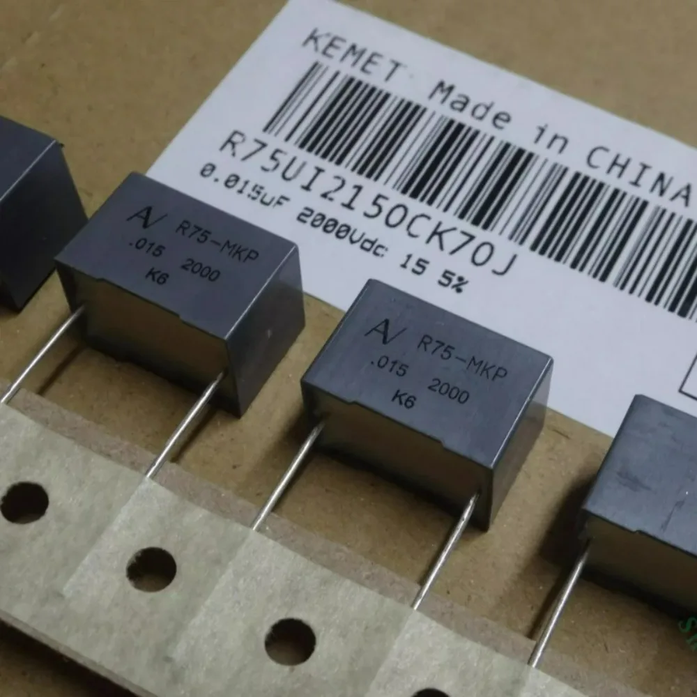 5pcs/lot AV R75 MKP 0.015uf 2000V 15nf 153 J Brand New 15mm Film Capacitor (Thickness: 13mm) R75UI2150CK70J