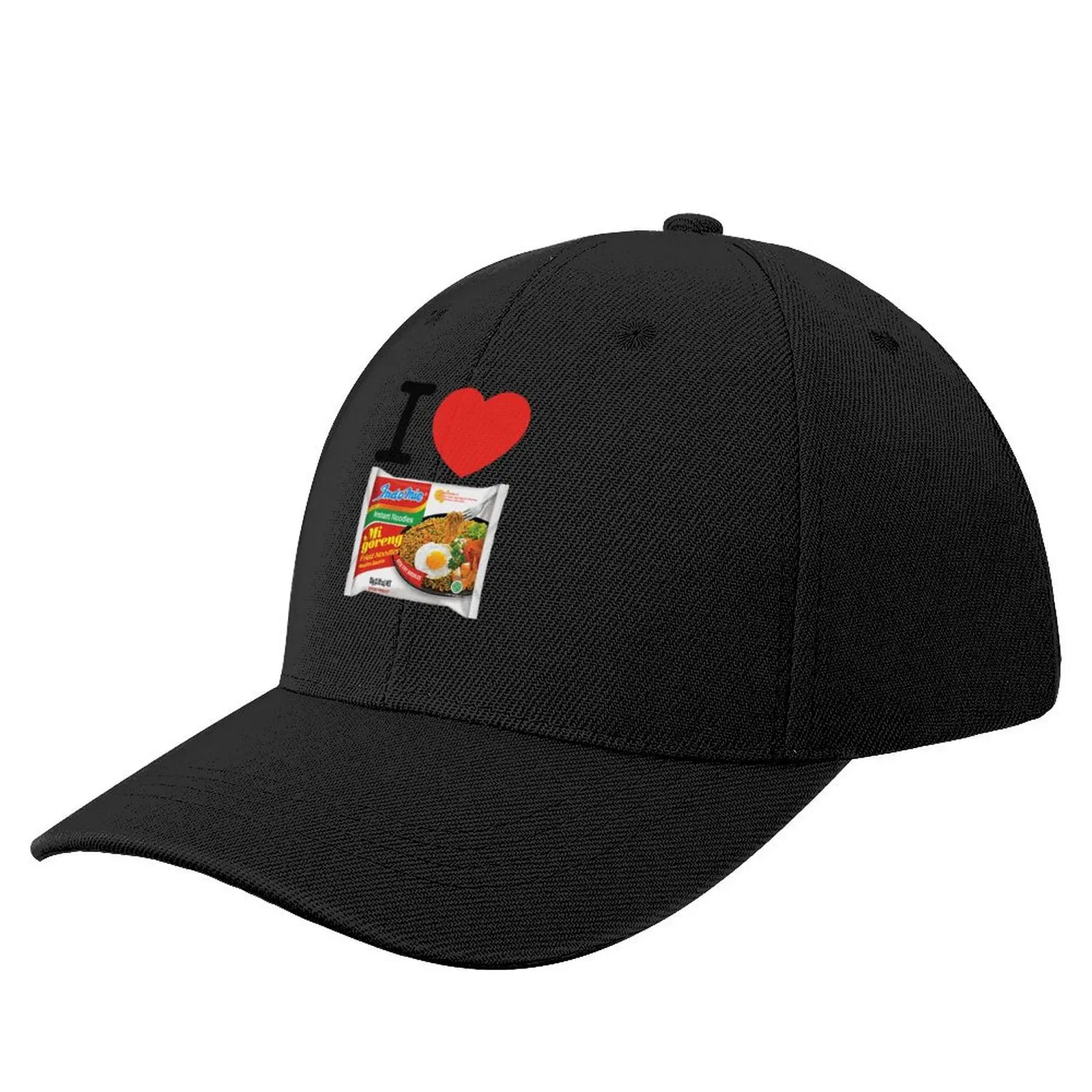 I love mi goreng i heart mi goreng Indomie Migoreng Baseball Cap Hat Luxury Brand Designer Hat Luxury Cap Men Golf Wear Women's