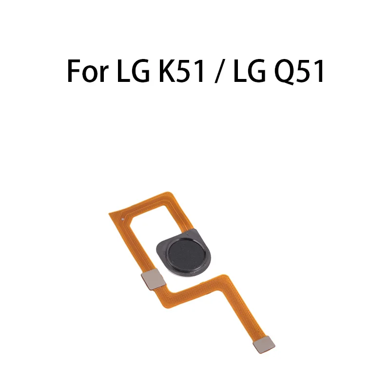 org Home Power Button Fingerprint Sensor Flex Cable For LG K51 / LG Q51 LM-Q510N K500MM