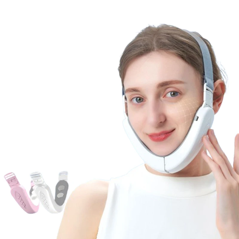 

V Face Instrument EMS Microcurrent Face Shaping Intelligent Beauty Instrument Face Vibration Massager Chin Weight Loss