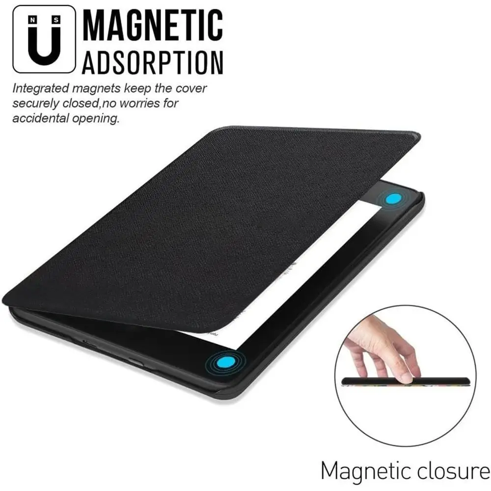 10/11th Generation 6-6.8 inch e-Reader Case Leather Anti Scratch M2L3EK C2V2L3 Folio Cover for Kindle Paperwhite 1/2/3/4/5