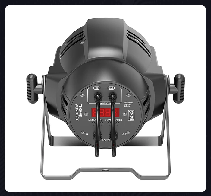 LED Par COB 200W Standard Weiße Jalousien Beleuchtung Aluminiumgehäuse DMX512 Bühnenlicht Theater Kirche Konzert DJ Licht – Detail 5