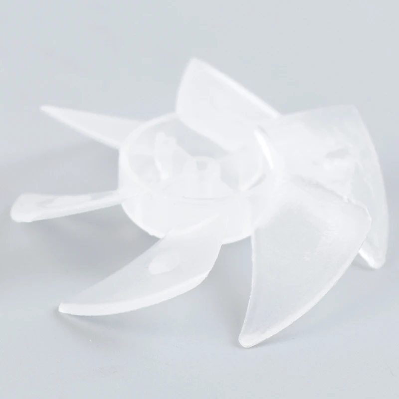 1 Pcs Small Power Mini Plastic Fan Blade 6 Leaves For Hairdryer Motor