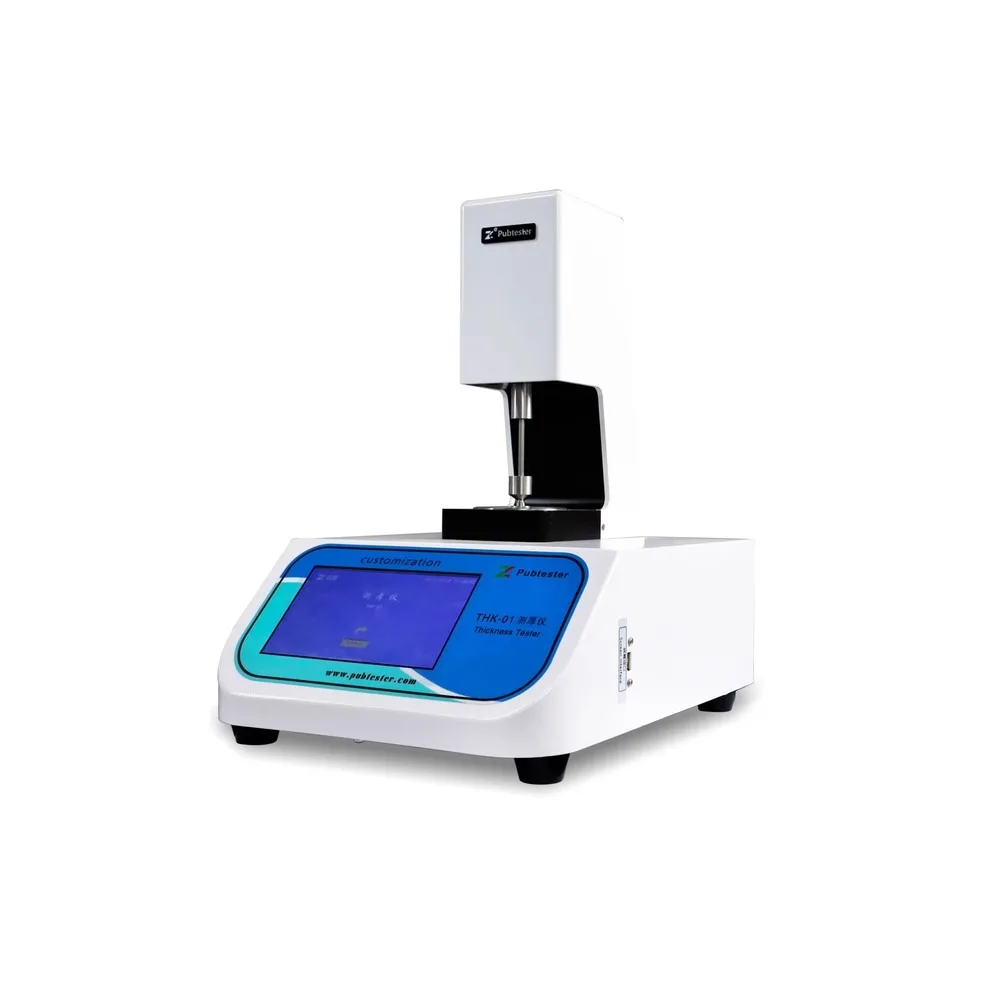 High Precision Mechanical Contact Thickness Tester Lab Film Gauge for Food Medical Packaging Barrier Film QC