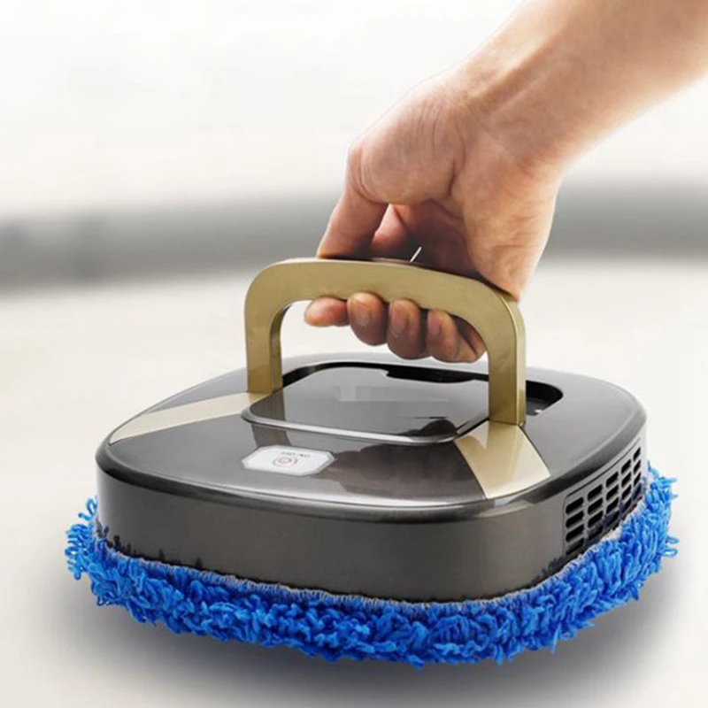 Esfregão descartável lavável e durável, Almofadas de microfibra de substituição, Dust Push Mop Cloth para aspirador seco e molhado, Azul